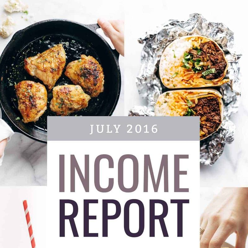 Traffic and Income Report July 2016